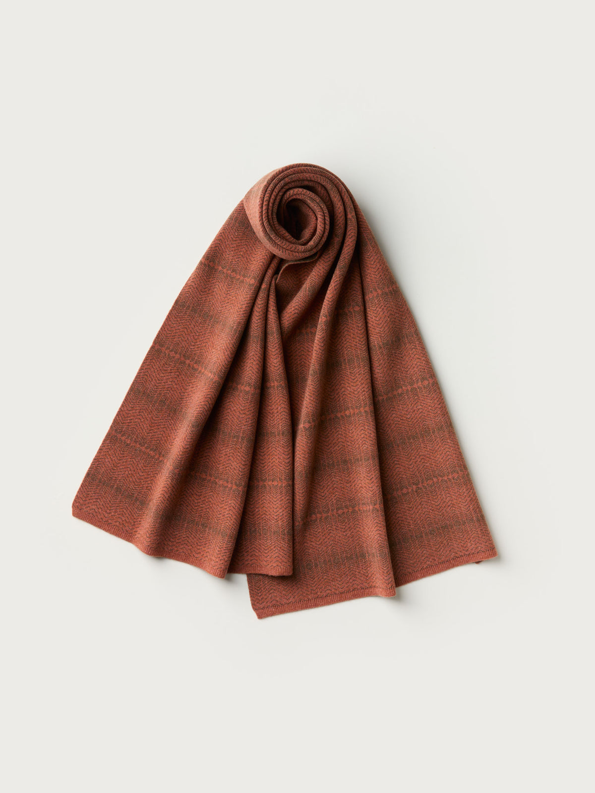 Scarf "Brackish" - Iron Oxide & Nettle