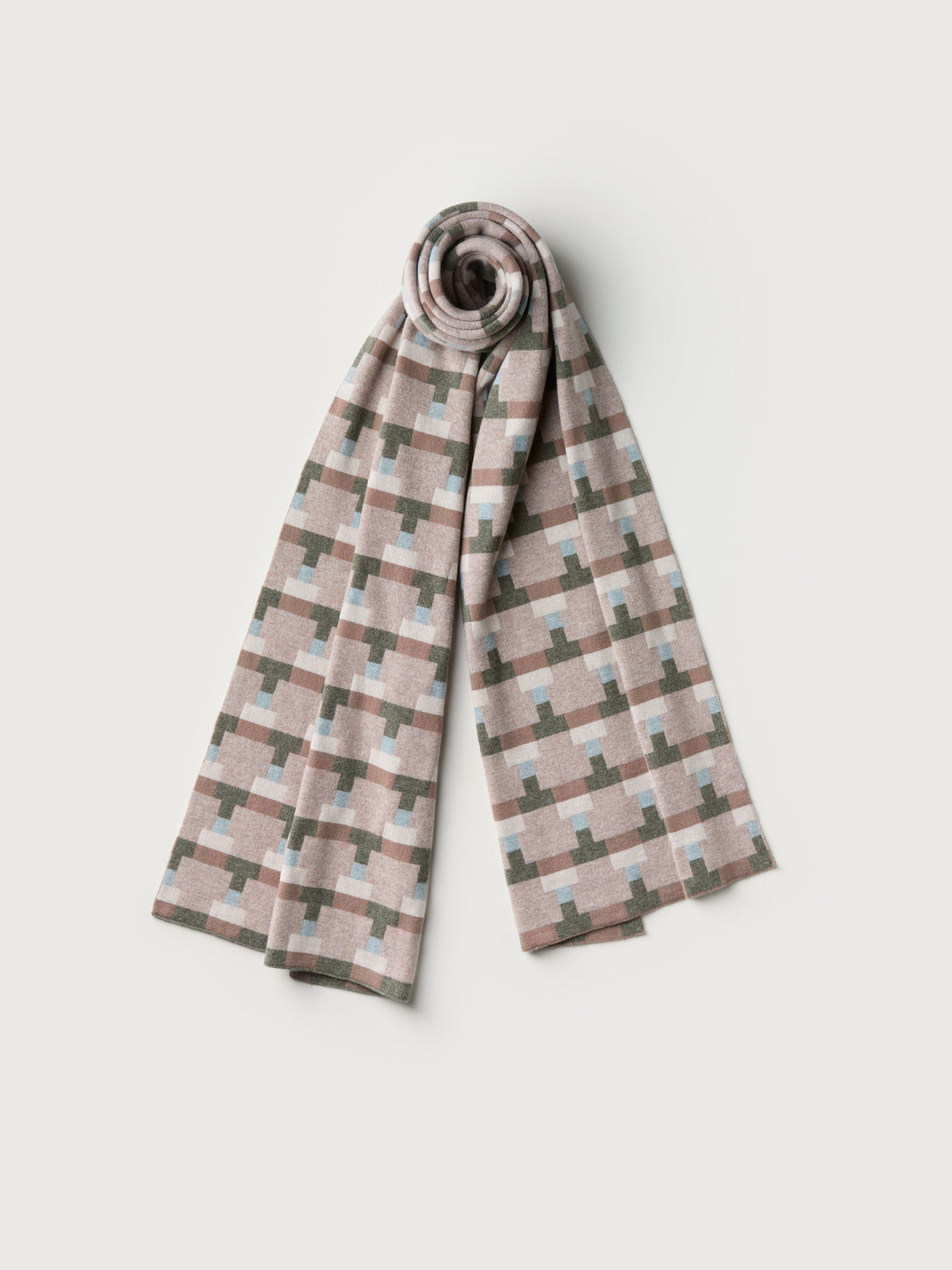 Scarf "Basket" - Dulse, Moss & Haar