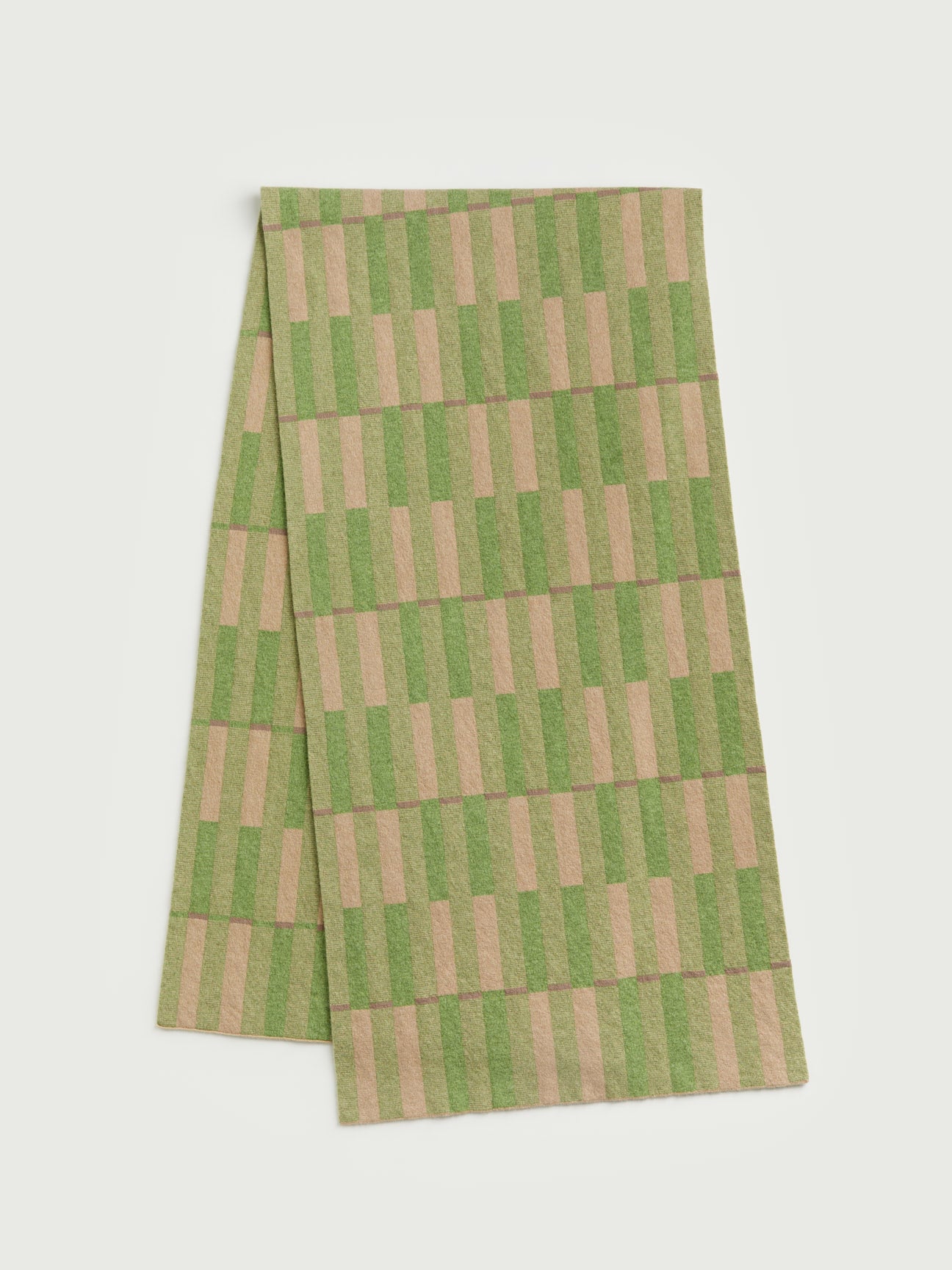 Scarf "Garden" - Barley & Field Green