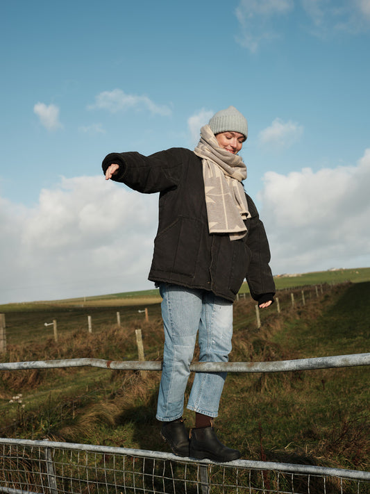 Scarf "Keel" - Dove & Oat