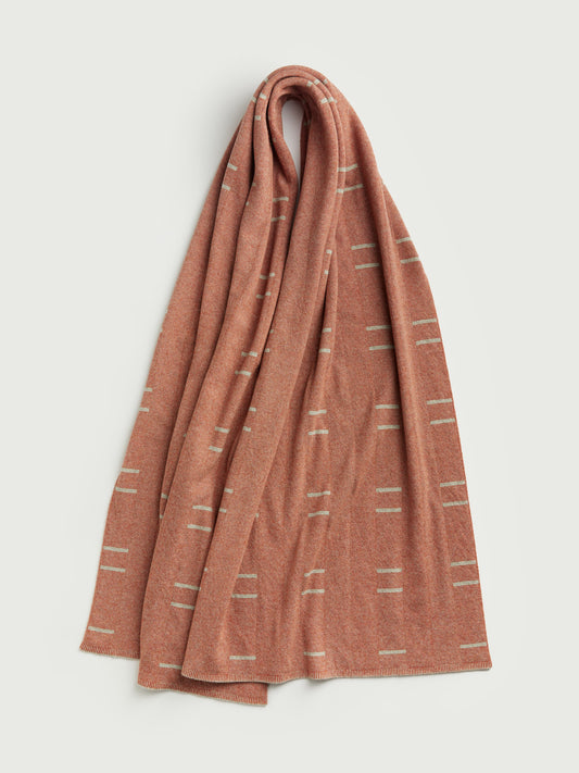 Scarf "Boreal" - Tomato & Birch