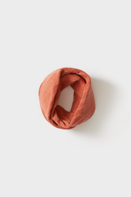 Circle Scarf "Forest" - Rust & Rosehip