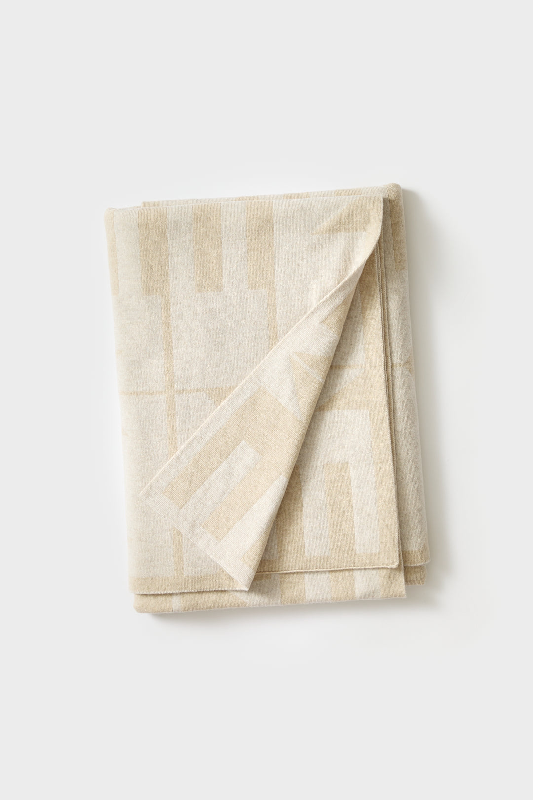 Blanket "Keel" - Oatmeal & Swansdown