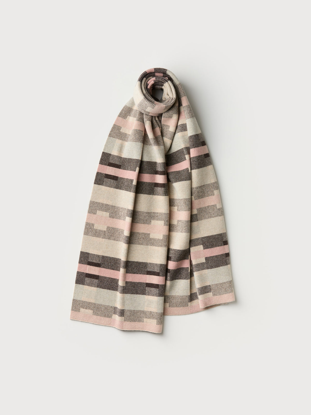 Scarf "Stockholm" - Oat, Loam, Sweetpea