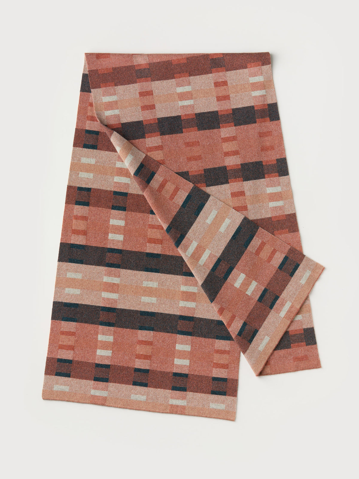 Scarf "Stockholm" - Iron Oxide, Barley, Ink