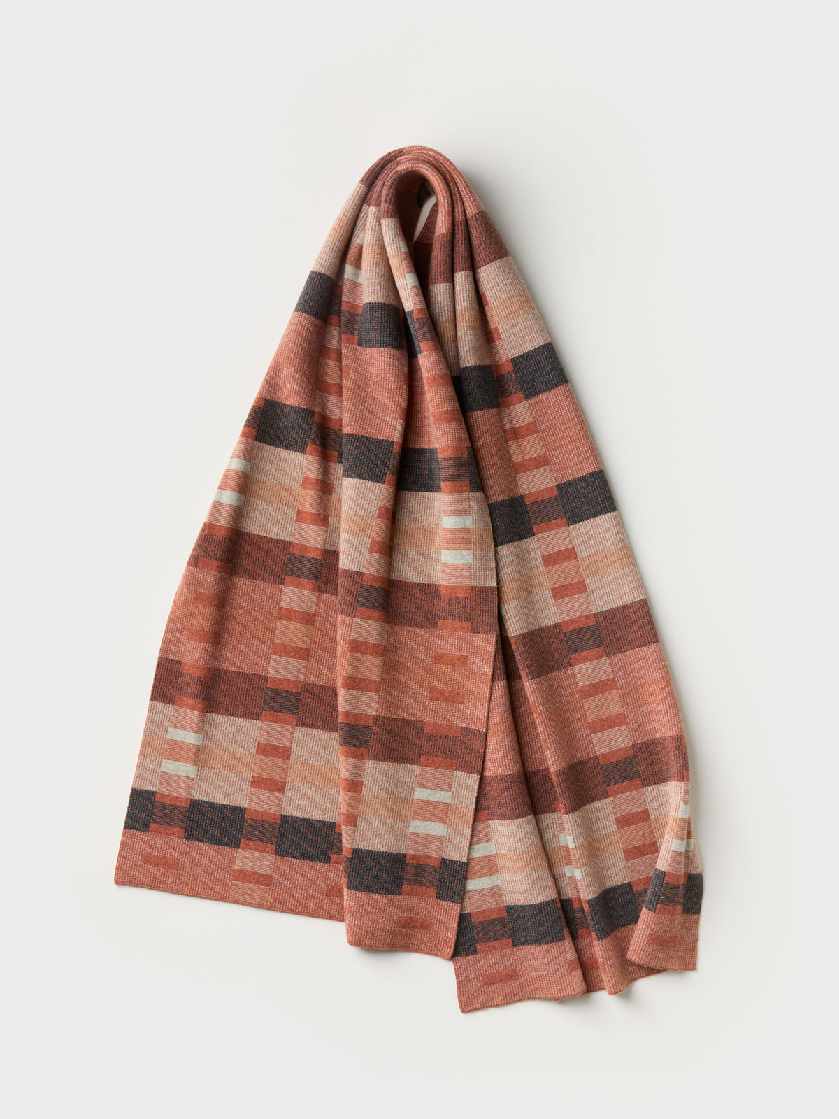 Scarf "Stockholm" - Iron Oxide, Barley, Ink