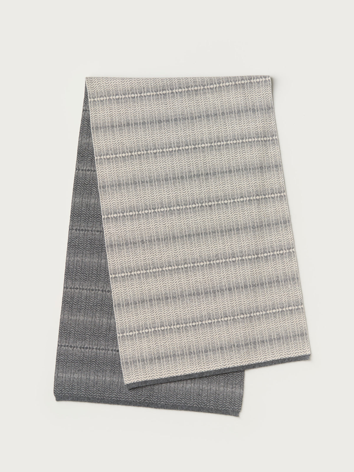 Scarf "Brackish" - Almond & Wolf Grey
