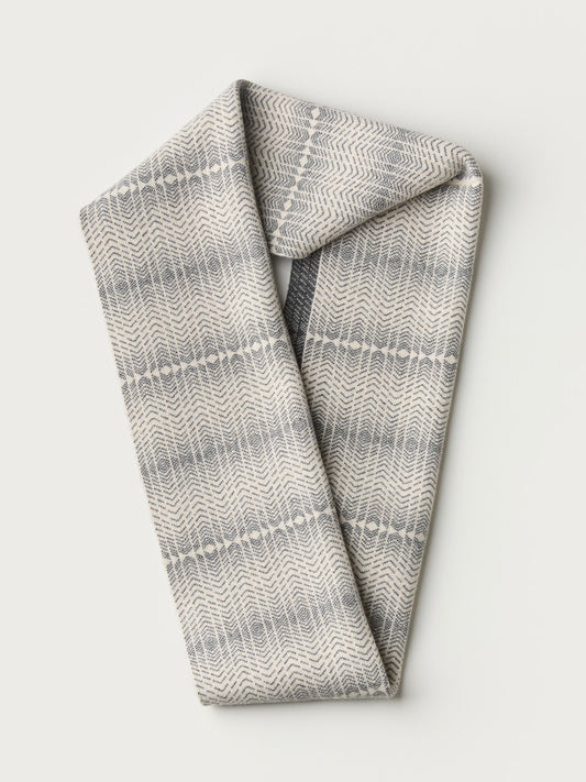 Circle Scarf "Brackish" - Almond & Wolf Grey