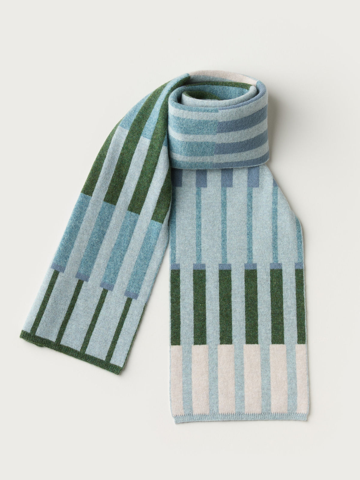 Small Scarf "Harbour" - Haar, North Sea, Pine