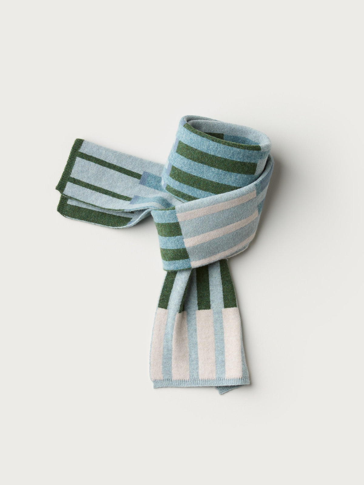 Small Scarf "Harbour" - Haar, North Sea, Pine