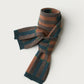 Small Scarf "Garden" - Hazelnut & Ink