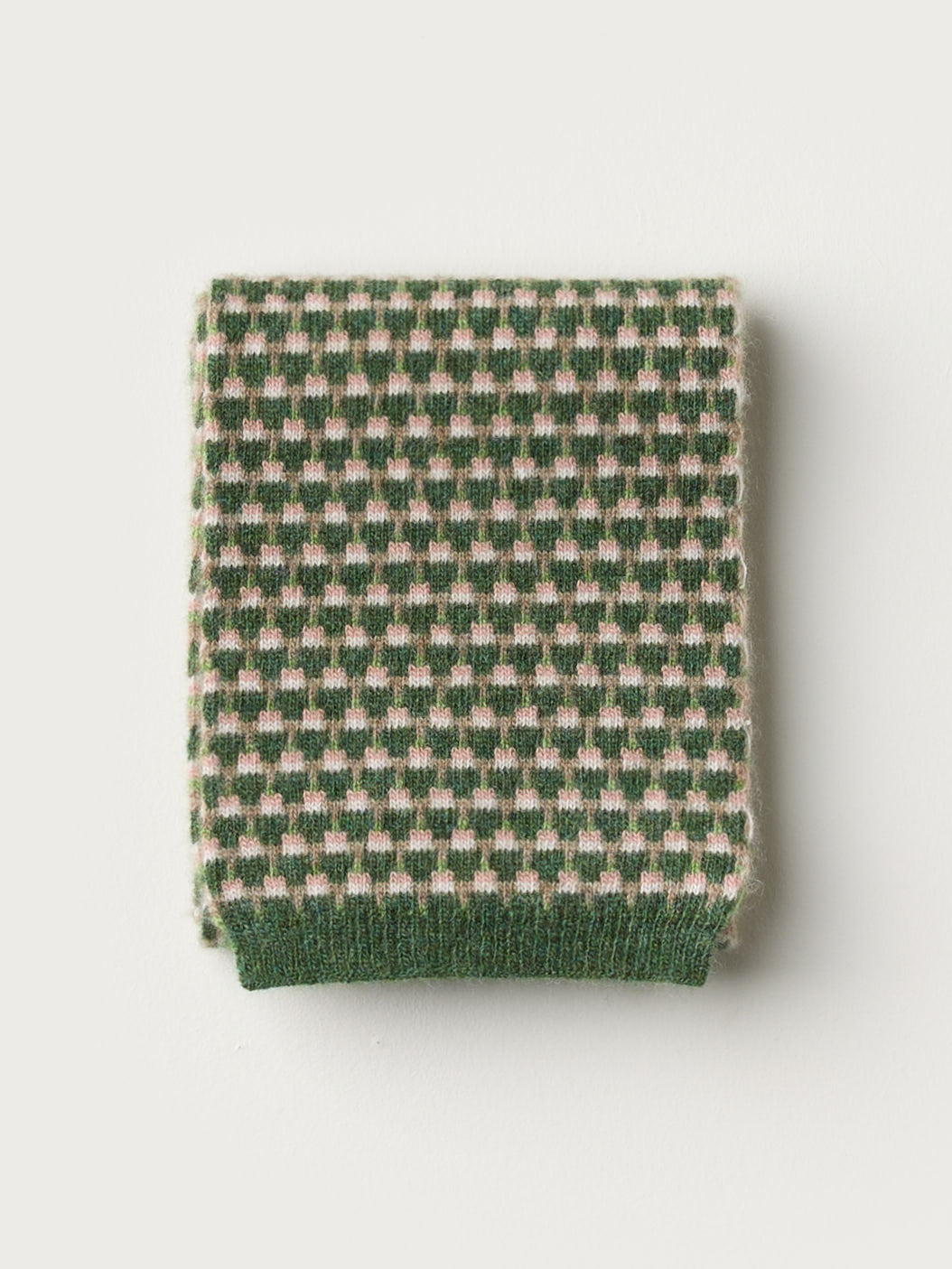 Neckerchief "Basket" - Pine, Field Green, Sweetpea