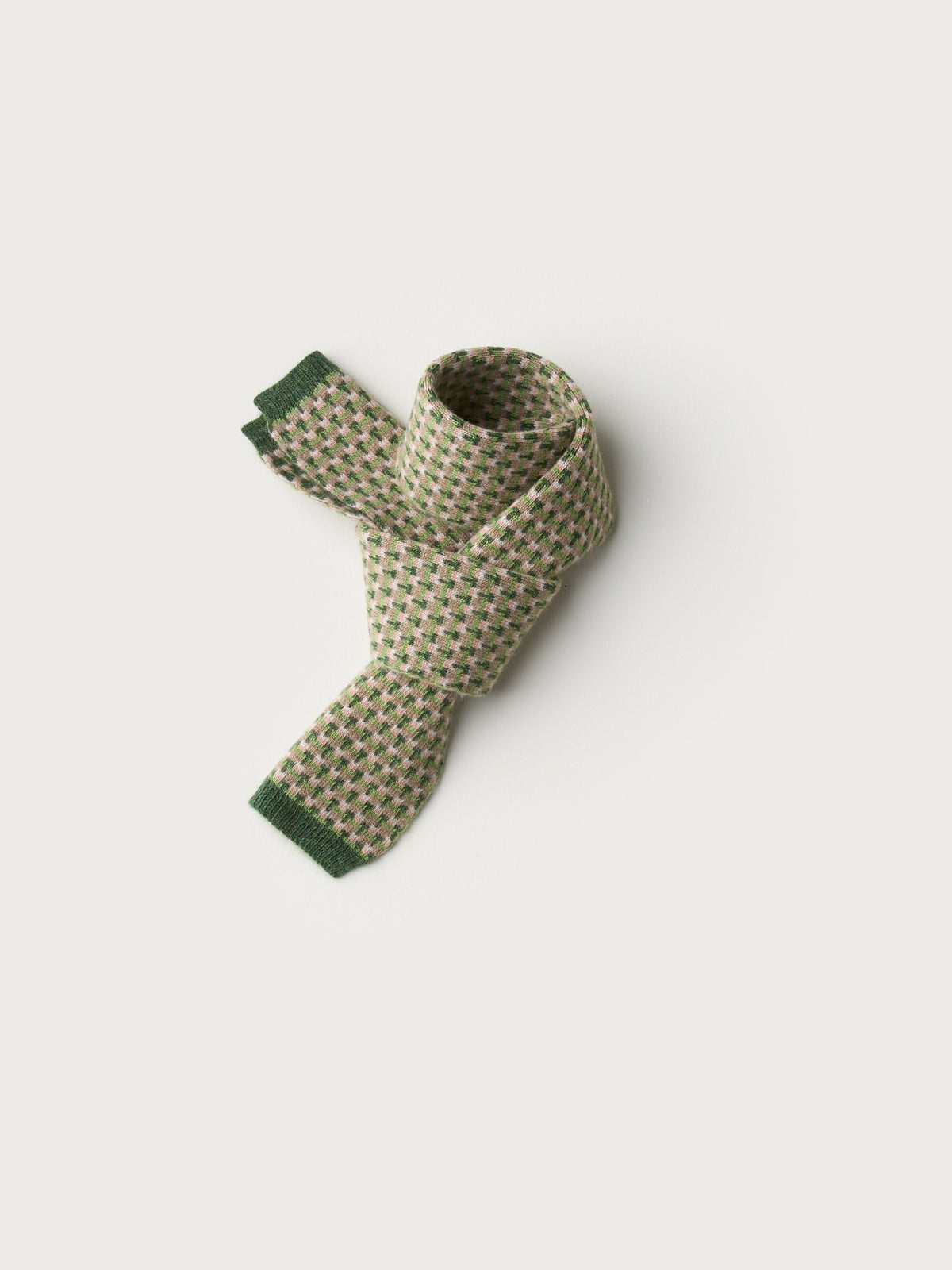 Neckerchief "Basket" - Pine, Field Green, Sweetpea