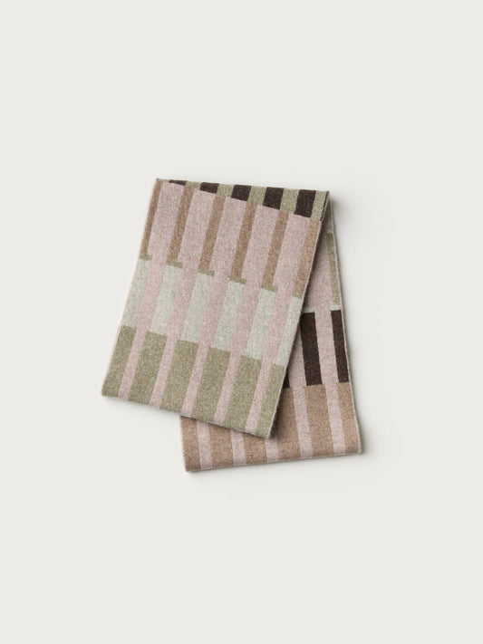 Circle Scarf "Harbour" - Dulse, Loam, Seagrass
