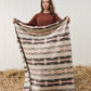 Blanket "Stockholm" - Oat, Loam, Sweetpea
