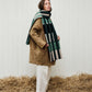 Scarf "Harbour" - Willow, Ink, Dulse