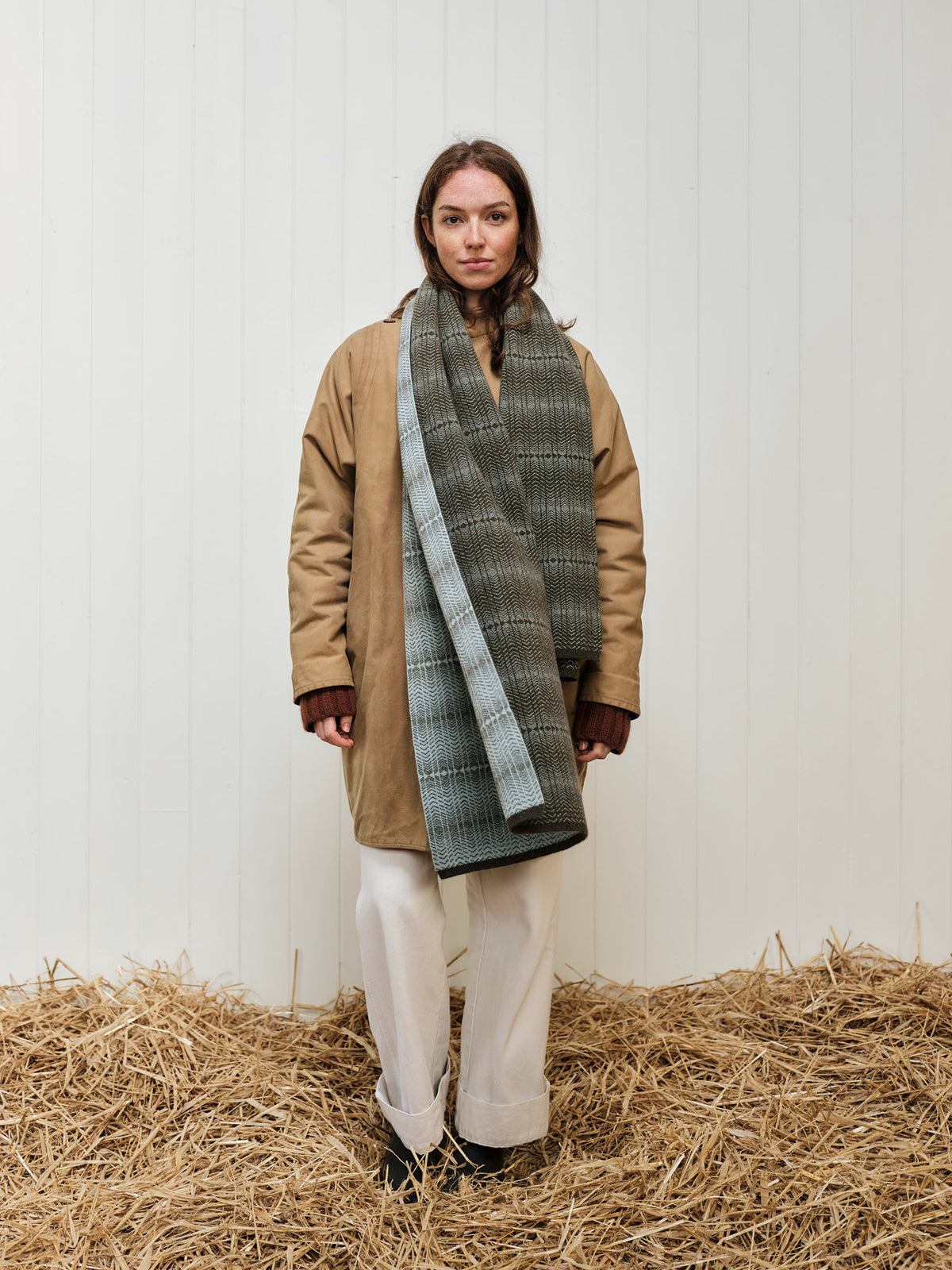 Scarf "Brackish" - Nettle & Haar