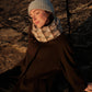 Circle Scarf "Basket" - Dulse, Moss, Haar