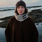Circle Scarf "Harbour" - Dulse, Loam, Seagrass