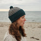 Pom Hat "Basket" - Ink, Sweetpea, Iron Oxide