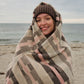 Blanket "Stockholm" - Oat, Loam, Sweetpea