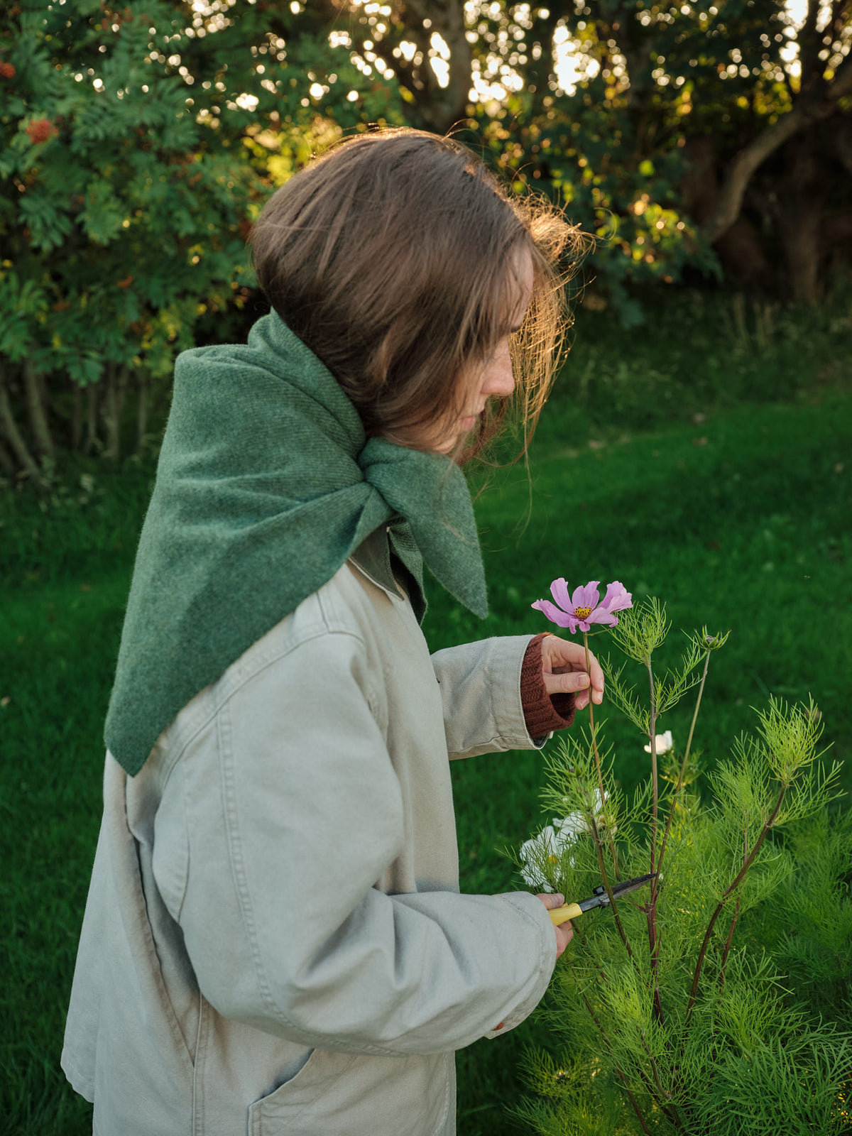 Scarf "Swift Tail" - Pine
