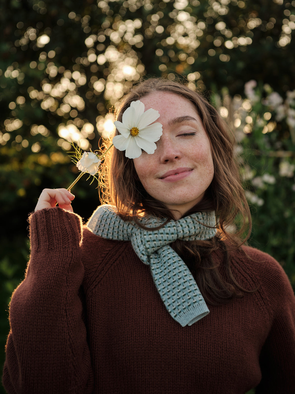 Neckerchief "Basket" - Haar, Pine, North Sea