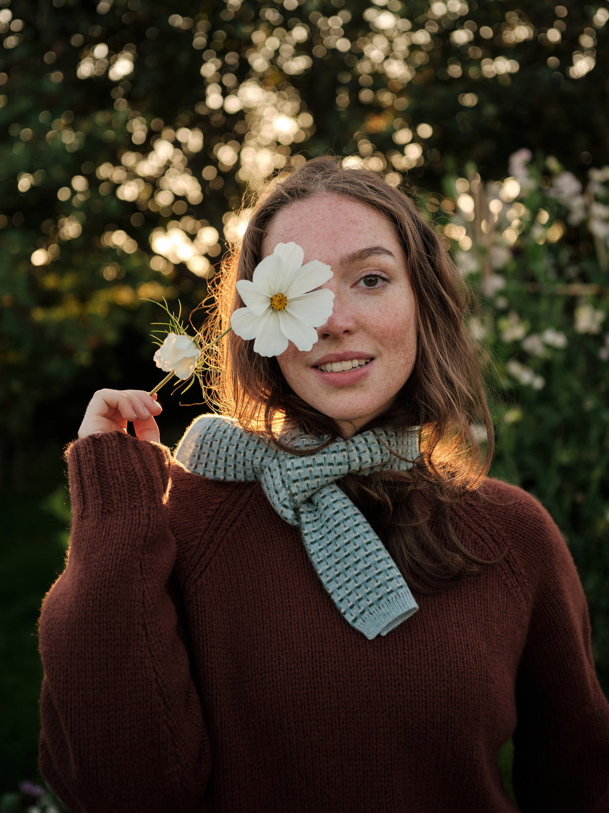 Neckerchief "Basket" - Haar, Pine, North Sea
