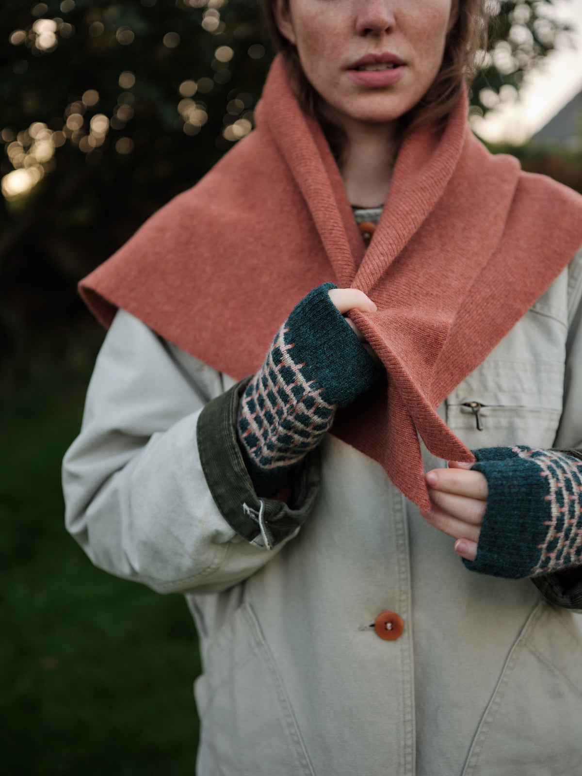 Scarf "Swift Tail" - Iron Oxide