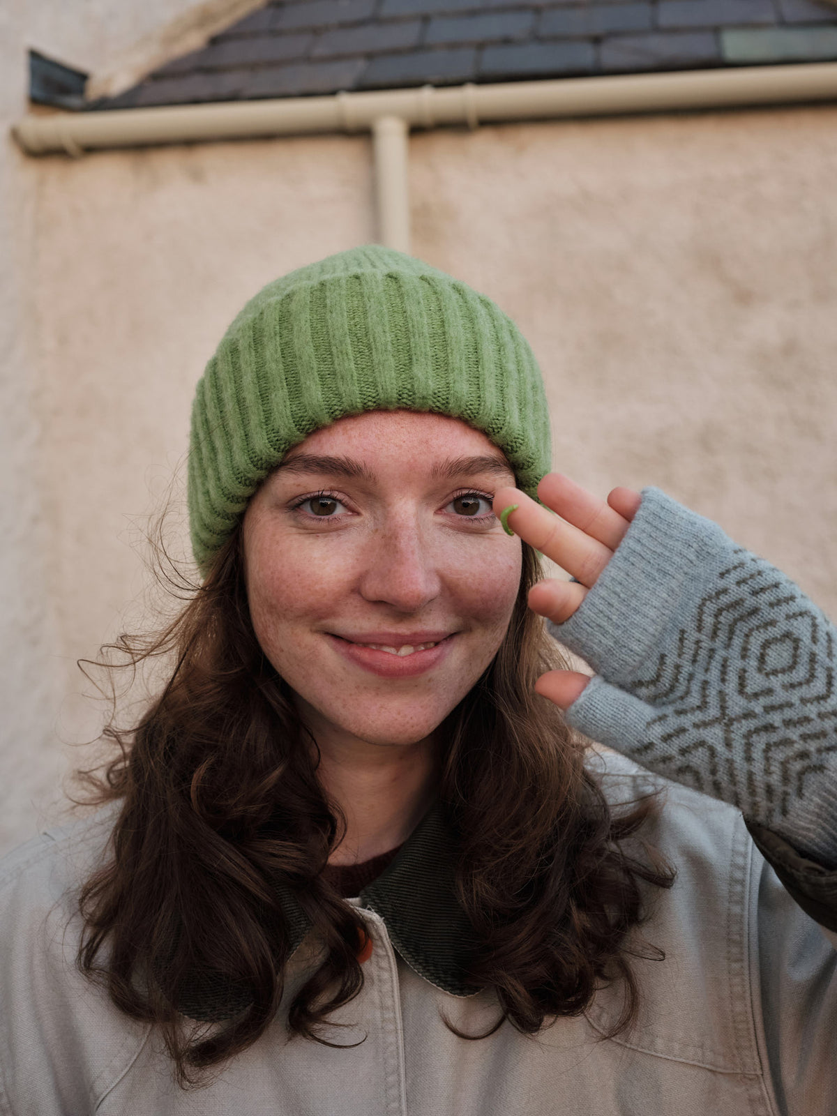 Fingerless Mitten "Brackish" - Haar & Moss - Pre-Order