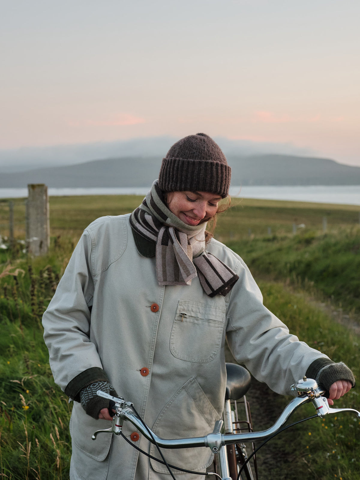 Small Scarf "Harbour" - Dulse, Loam, Seagrass