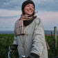 Small Scarf "Harbour" - Oat, Bramble, Sweetpea
