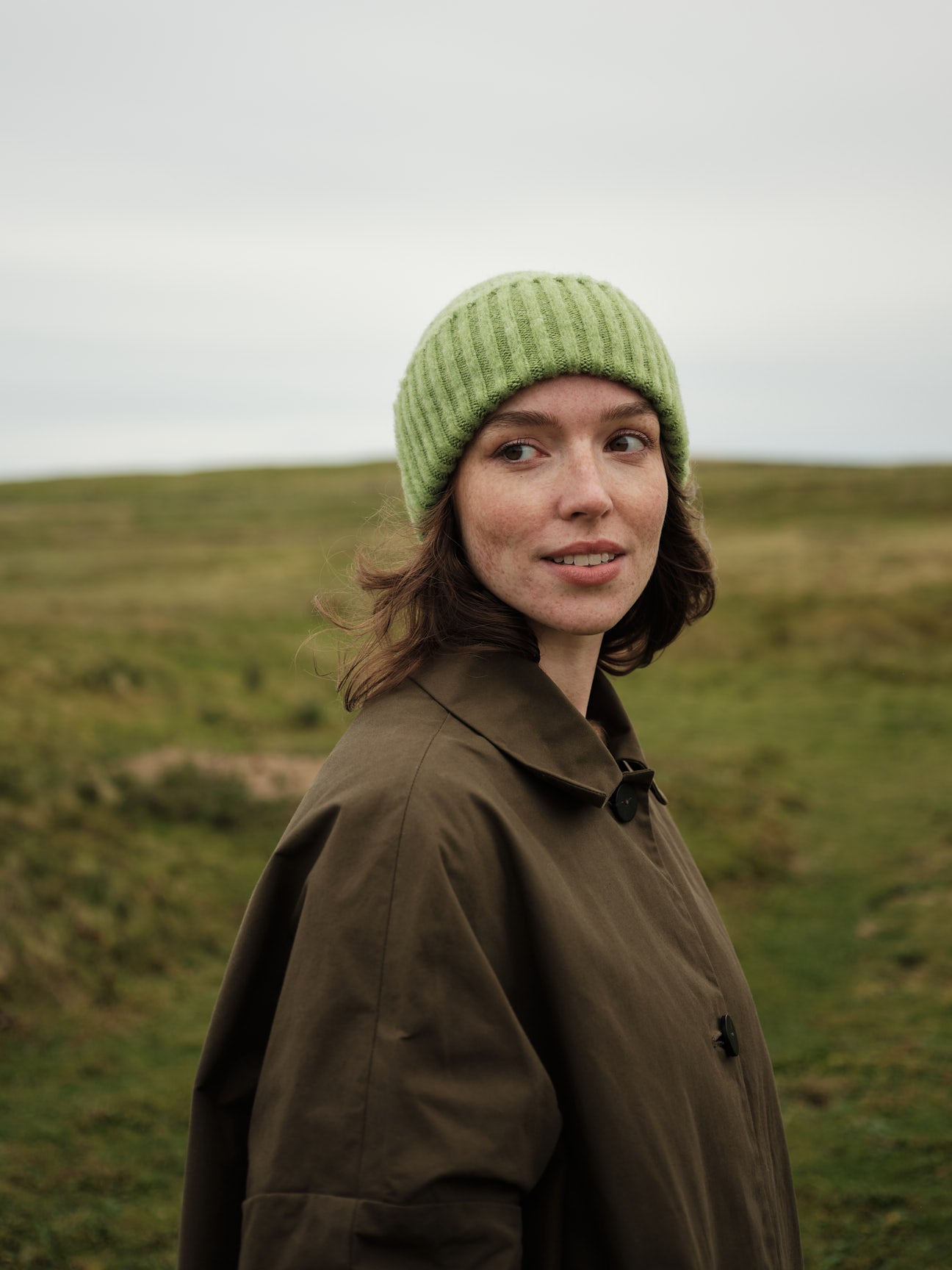Brushed Hat "Catkin" - Field Green