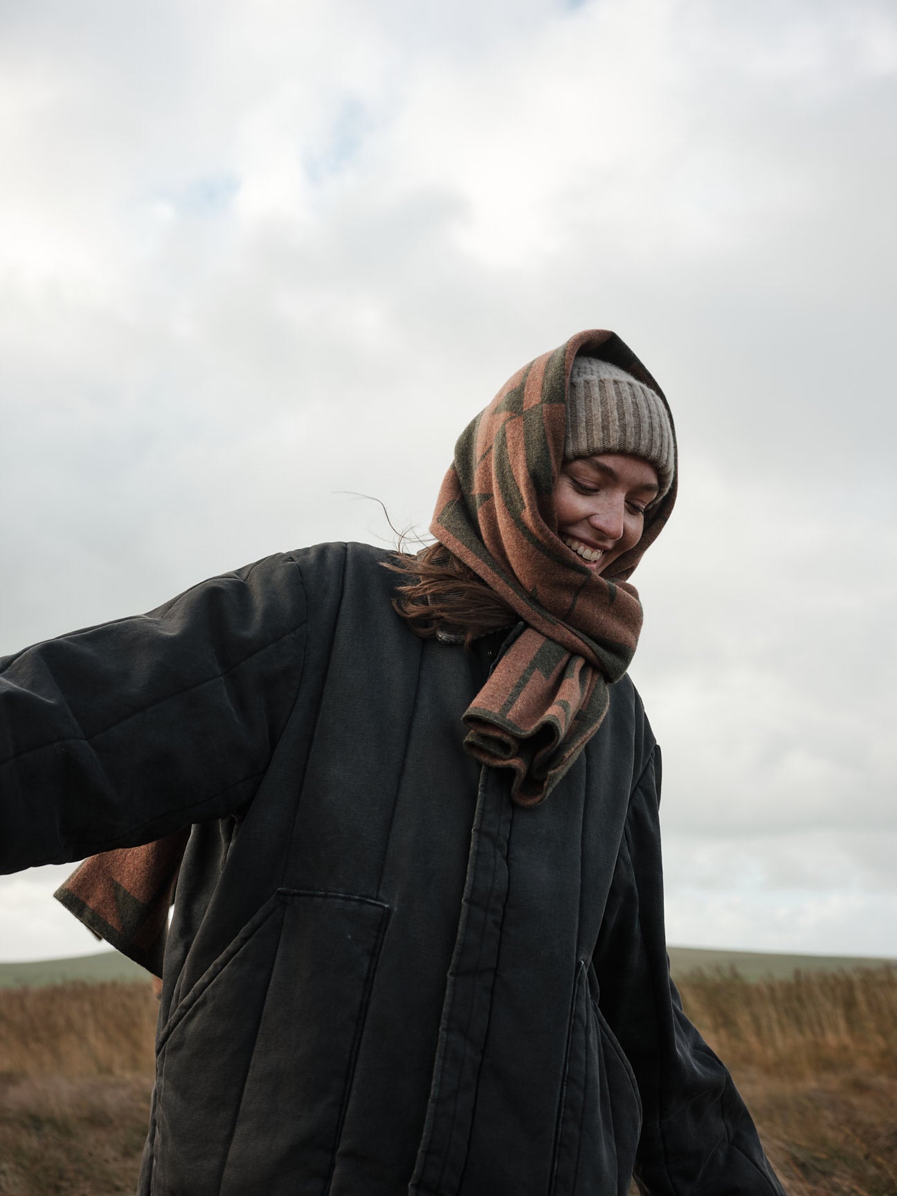 Brushed Hat "Catkin" - Wren