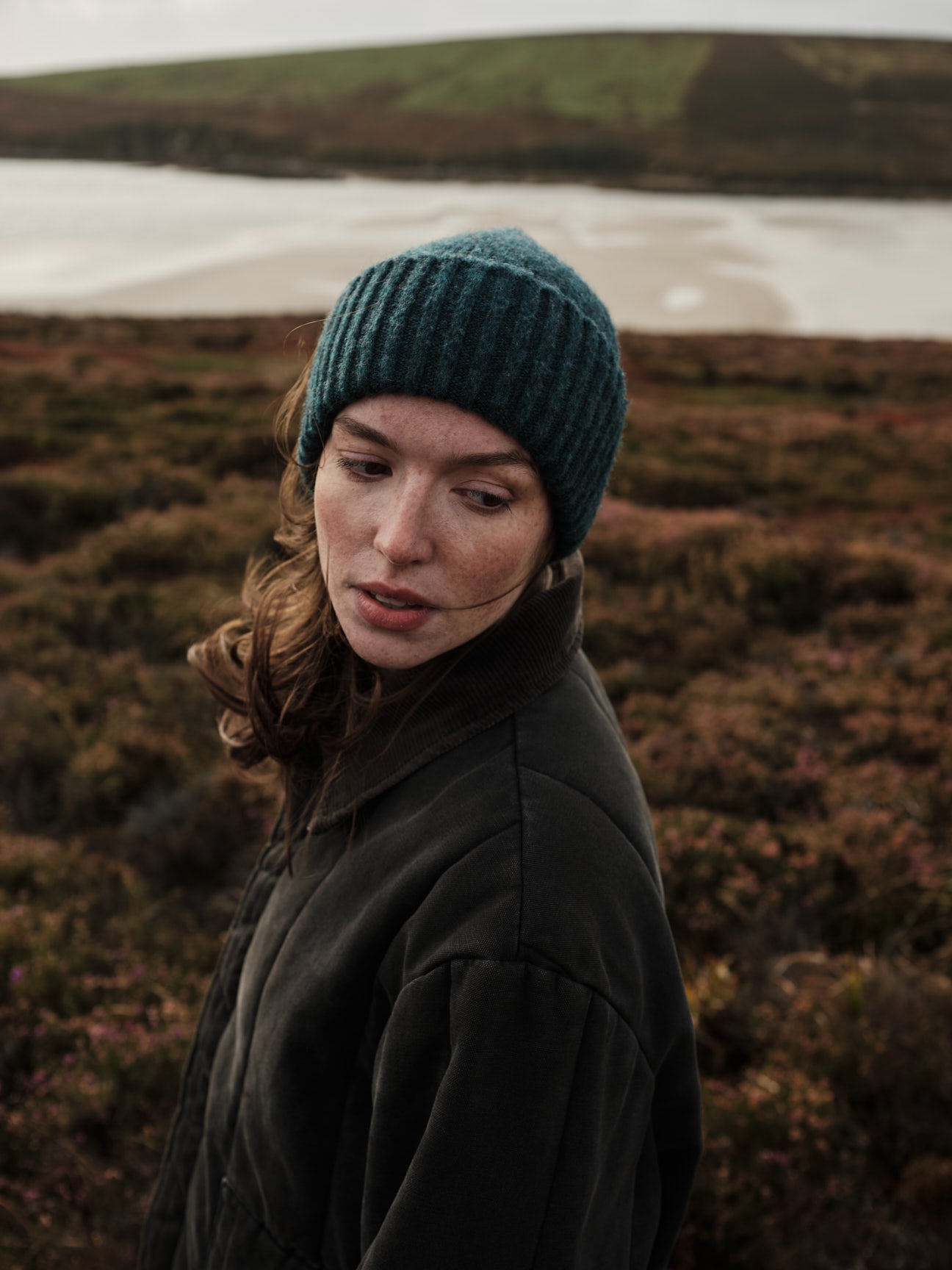 Brushed Hat "Catkin" - Ink