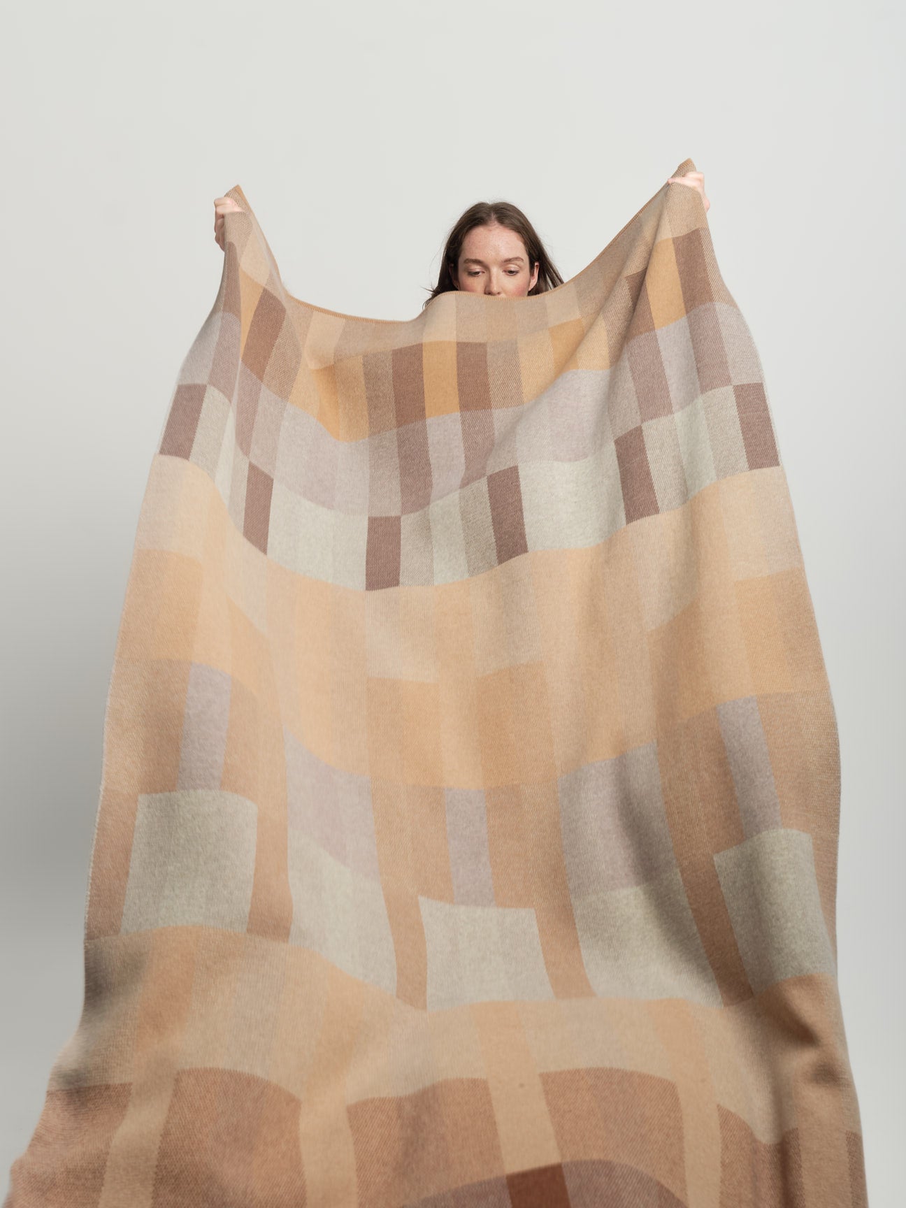 Blanket "Acre" - Barley, Hazelnut, Birch