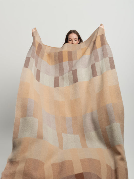 Blanket "Acre" - Barley, Hazelnut, Birch