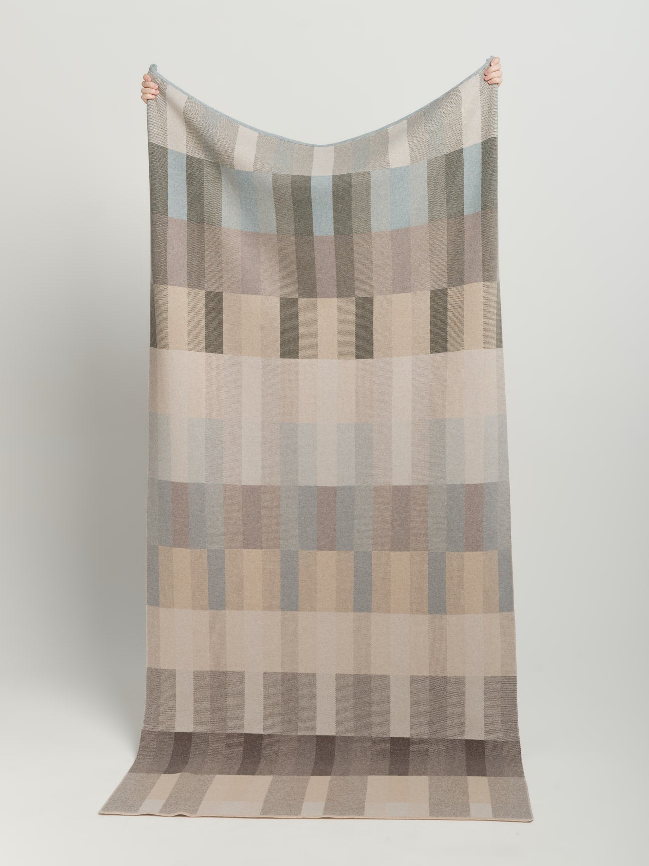 Blanket "Acre" - Haar, Dove, Moss