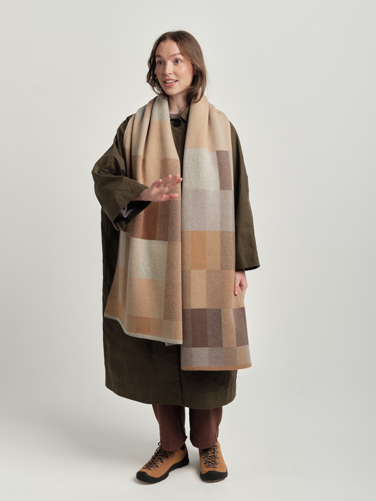 Scarf "Acre" - Barley, Hazelnut, Birch