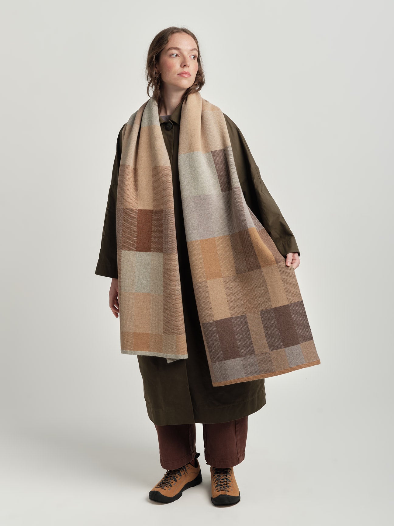 Scarf "Acre" - Barley, Hazelnut, Birch