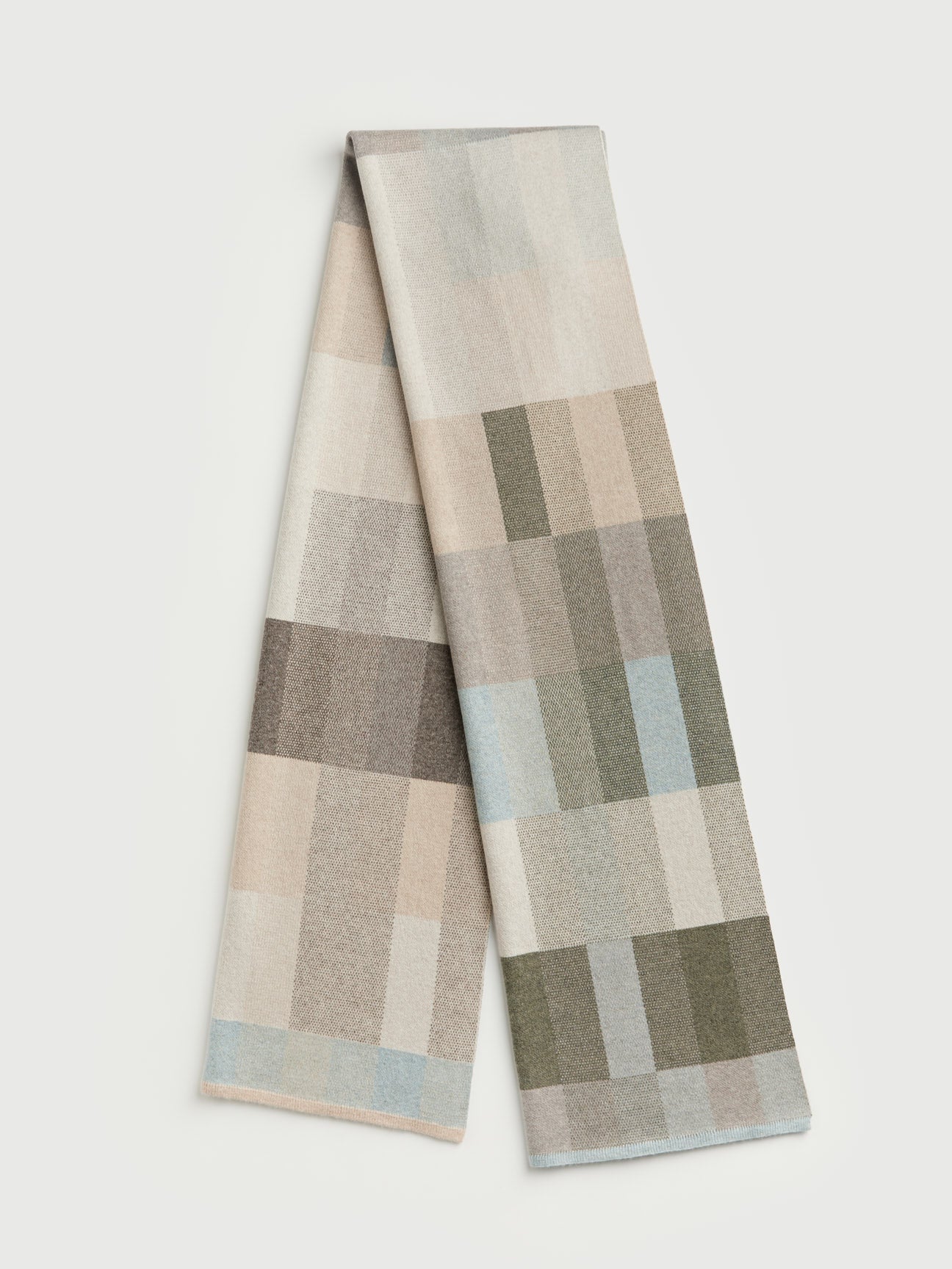 Scarf "Acre" - Haar, Dove, Moss (Pre-Order, shipping from 8th December)
