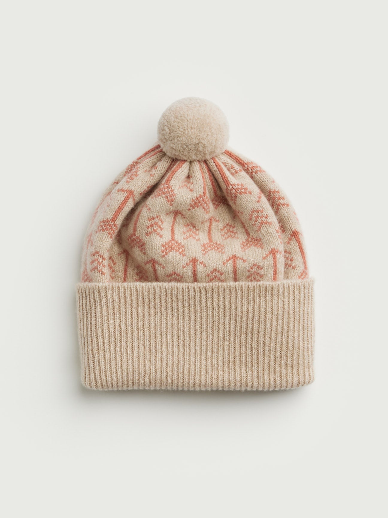 Pom Hat "Arrow" - Oat & Rosehip