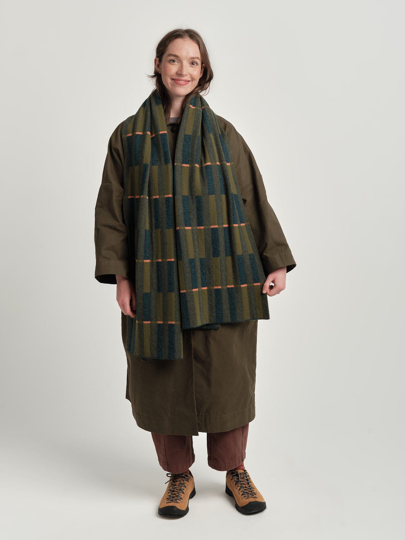 Scarf "Garden" - Olive & Ink (Pre-Order, delivery from 19th January)