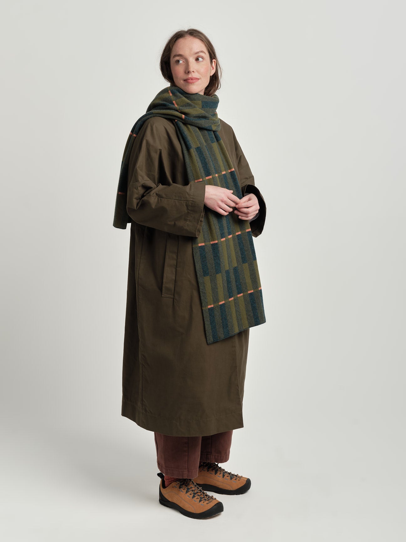 Scarf "Garden" - Olive & Ink (Pre-Order, delivery from 19th January)