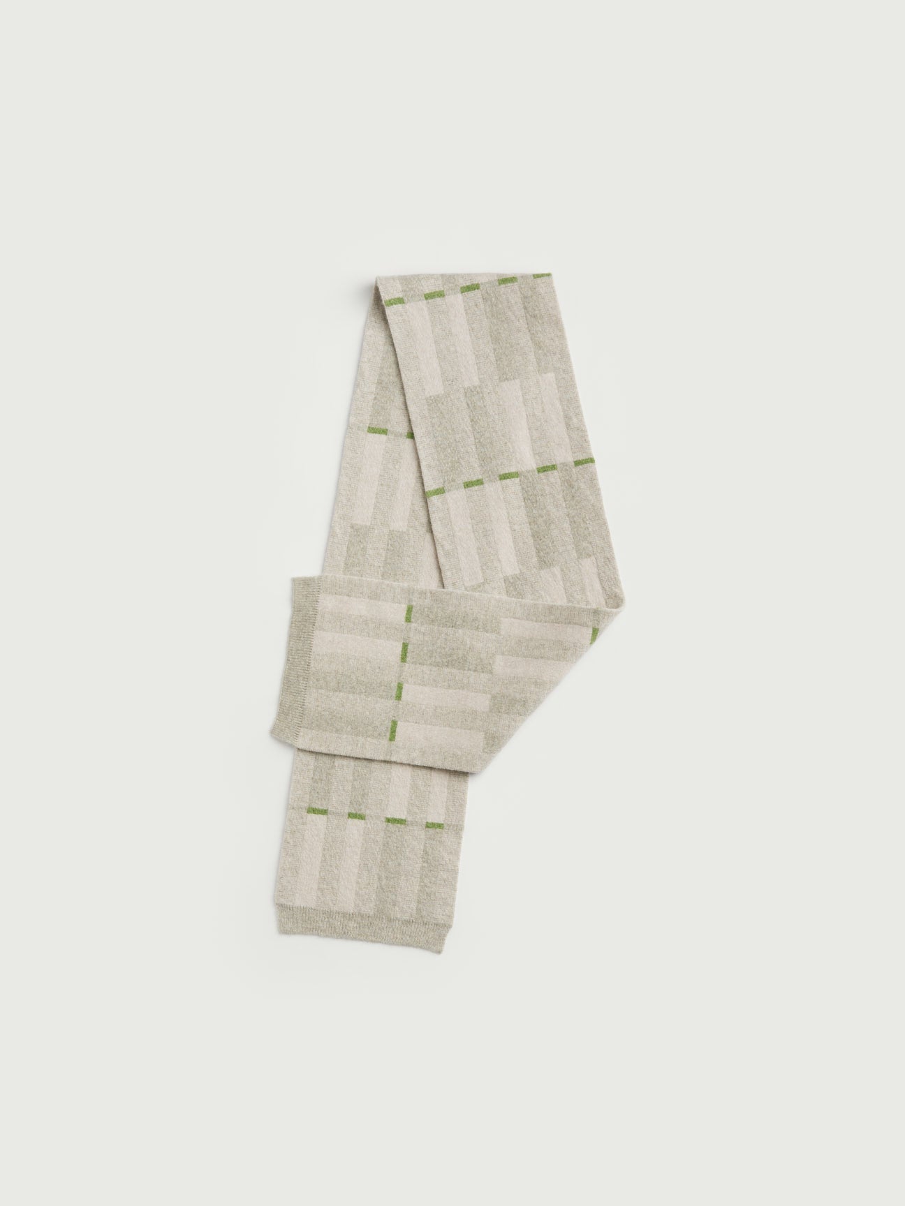 Small Scarf "Garden" - Birch & Swansdown