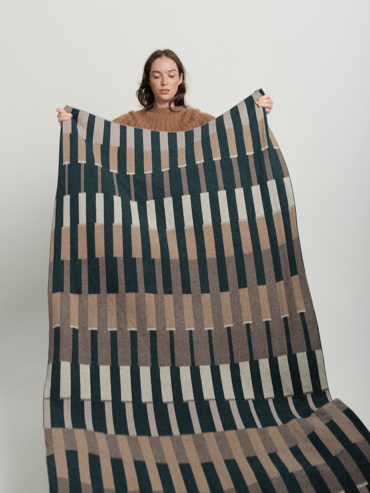 Blanket "Harbour" - Ink, Hare, Wren