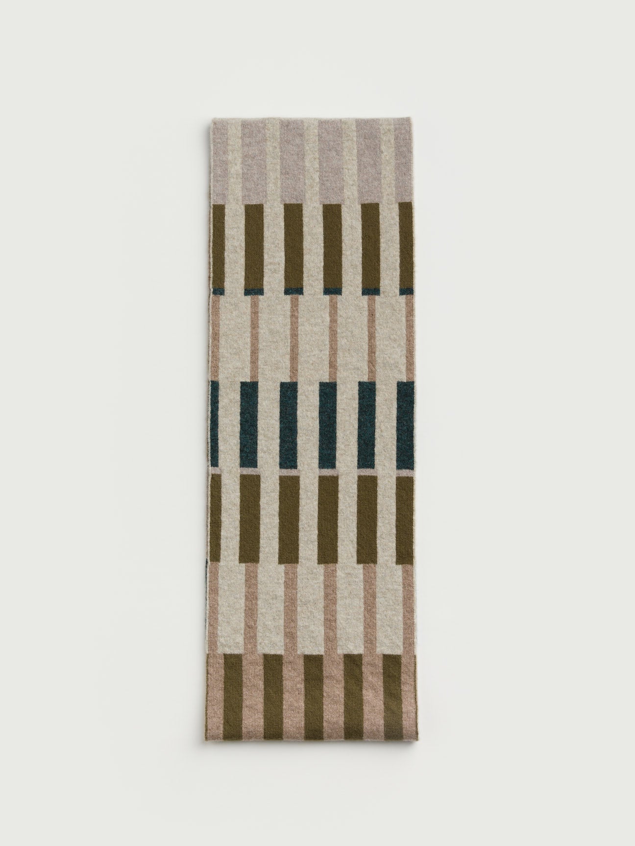 Circle Scarf "Harbour" - Birch, Wren, Olive