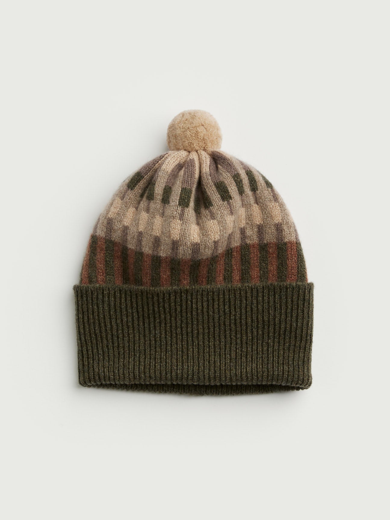 Pom Hat "Harbour" - Nettle, Wren, Hazelnut