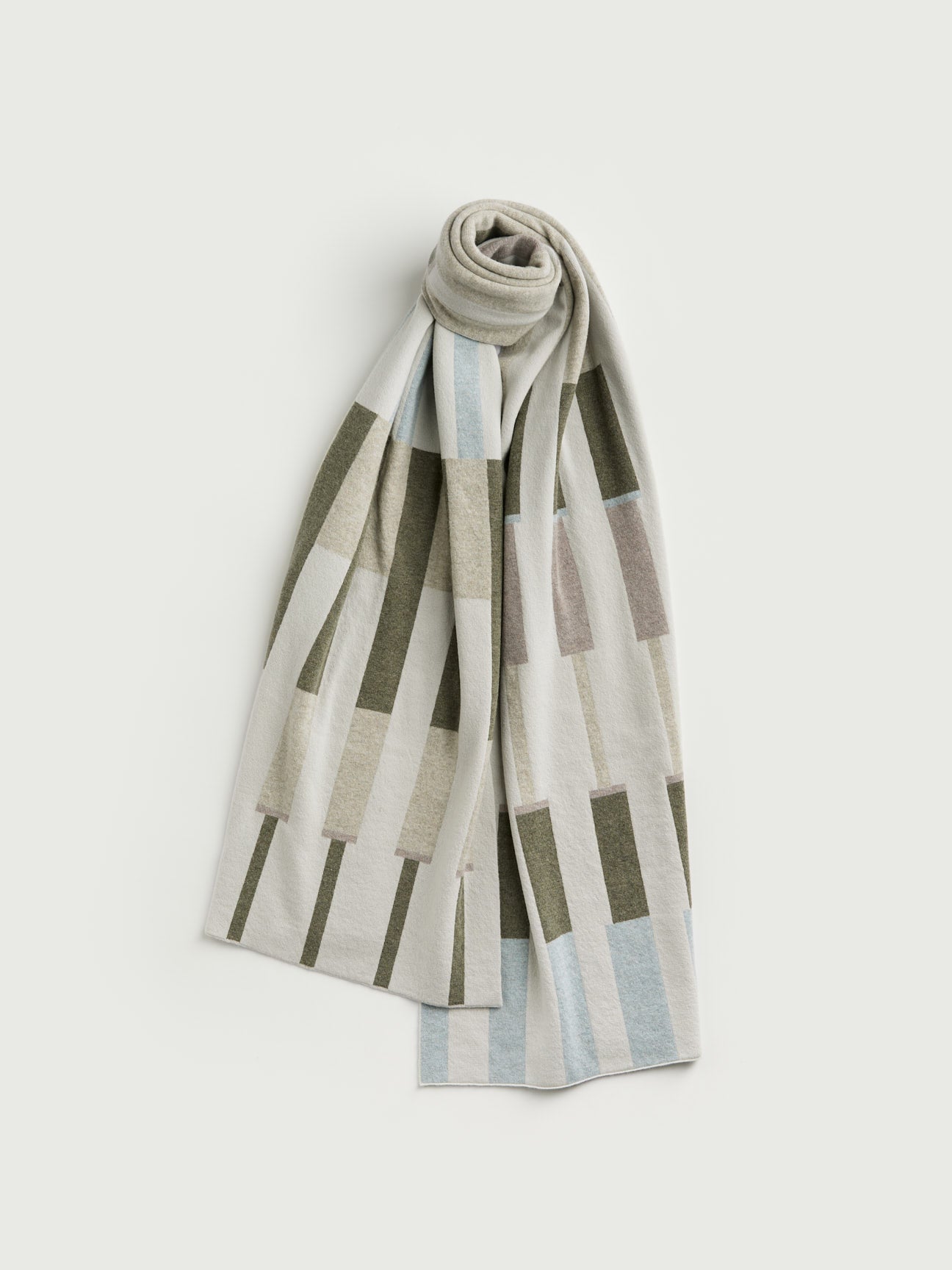 Scarf "Harbour" - Paper, Moss, Haar