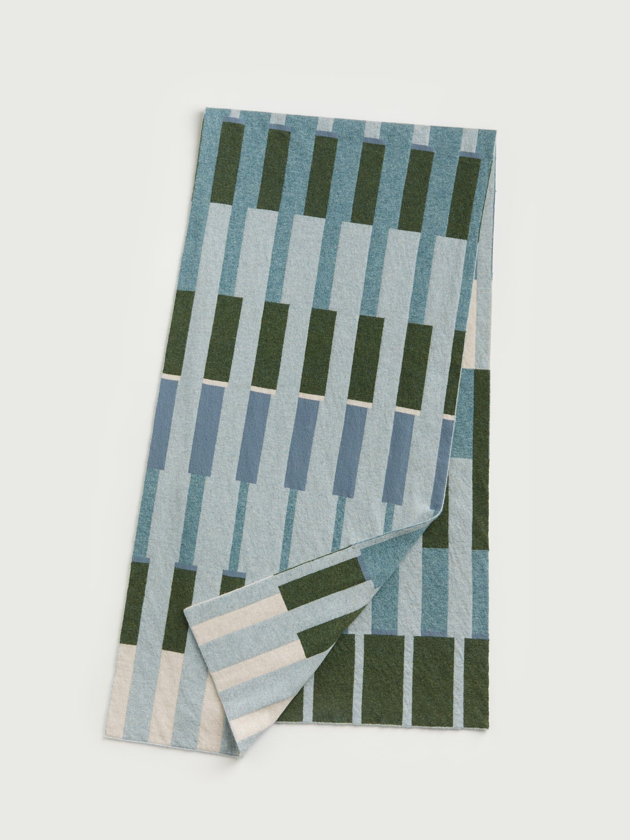 Scarf "Harbour" - Haar, North Sea, Pine